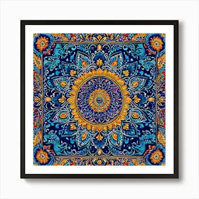 Paisley Tapestry A Classic Paisley Design With Rich Colors And Intricate Details Perfect Islamic Painting 1 Art Print