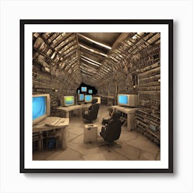 Computer Room Art Print