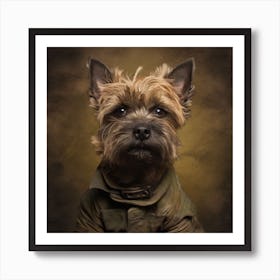 Cairn Terrier Commrad 2 Art Print