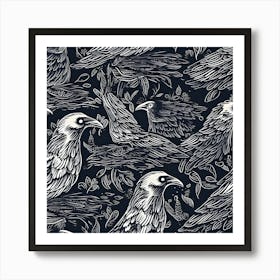 Ravens 1 Art Print