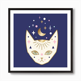 Magic Cat Art Print