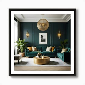 Modern Living Room 113 Art Print