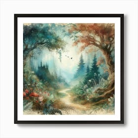 Fairytale Forest 16 Art Print