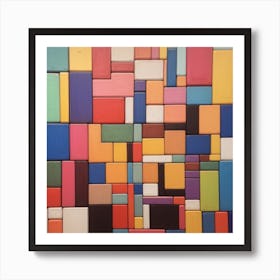 Squares Art Print