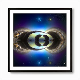 Galaxy In Space Art Print