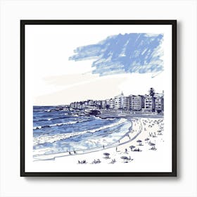 Santa Cruz Beach Art Print