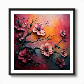 Cherry Blossoms Art Print