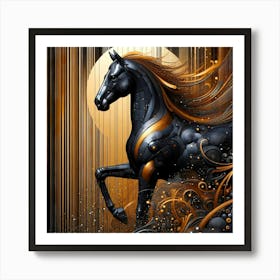 Creative Horse Beauty Illustration Nr 238 Art Print