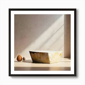 Bowl On A Table 1 Art Print