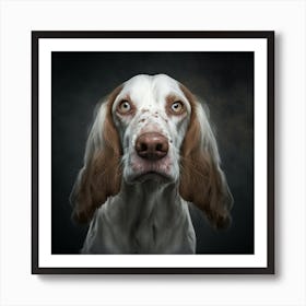 Portrait Of A Dog 1 Art Print