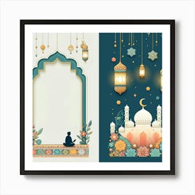 Ramadan Greeting Card 6 Art Print