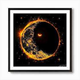 Eclipse Lunar - Lunar Astro Art Print