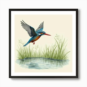 Kingfisher Art Print