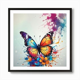 Colorful Butterfly 65 Art Print