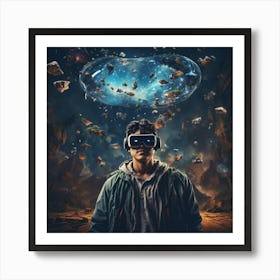 Vr Headset Art Print