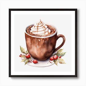 Hot Chocolate With Whipped Cream 14 Art Print