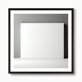 Blank Canvas On The Wall 2 Art Print