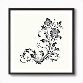 Floral Ornament Art Print