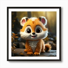 Cute Fox 68 Art Print