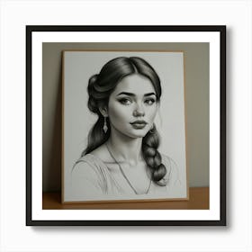 Portrait Of A Woman 4 Art Print