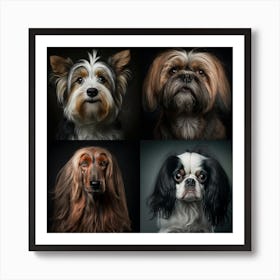 Some dogs Art Print