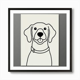 Dog Drawing Art Print