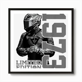 Limited Edition 1973 Biker Motorbike 49th Birthday 1 Art Print