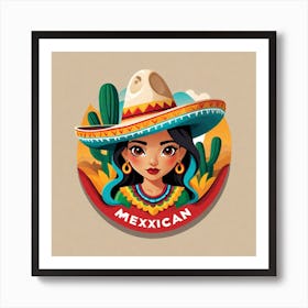 Mexican Logo Design Targeted To Tourism Business 2023 11 08t195115 Art Print