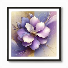 Purple Flower 2 Art Print