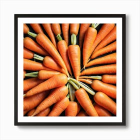 Carrots In A Circle 25 Art Print