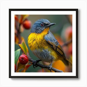 Rufous-Tailed Robin 10 Art Print