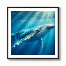 Humpback Whale 9 Art Print