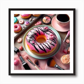 Lovely Donut Art Print