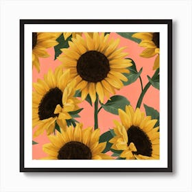 Sunny Day Square Art Print