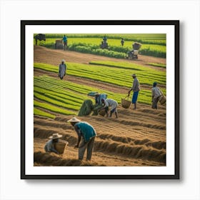 Poor Farmers 1 Art Print