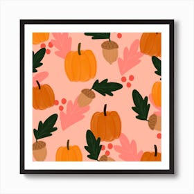 Autumn Pattern Art Print