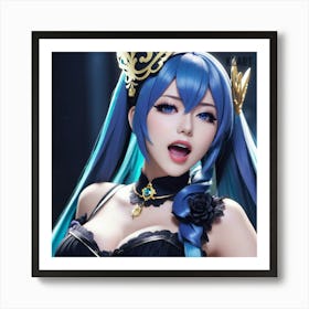 Sexy Anime Girl Art Print