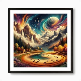 Elegant Landscapes For Luxurious Spaces Art Print