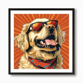 Golden Retriever Art Print