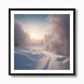 Winter Landscape 2 Art Print