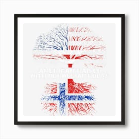 American Raised With Norwegian Roots Norway Art Print