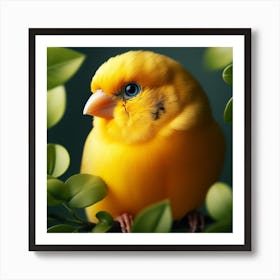 Yellow Finch 2 Art Print