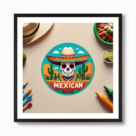 Mexican Skull 68 Art Print