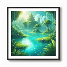Fairytale Forest 40 Art Print