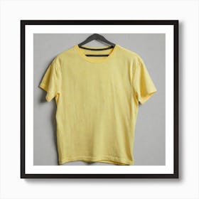 Yellow T - Shirt 1 Art Print