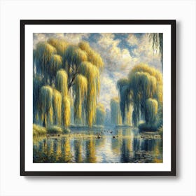 Weeping Willows 1 Art Print