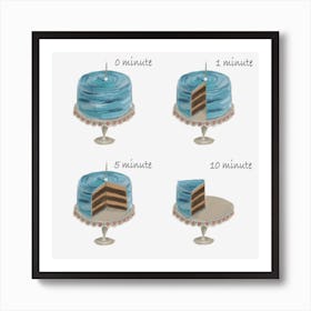 How To Eat A Cake Art Print