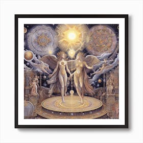 Angels Of The Sun Art Print