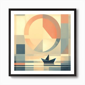 Paper Boat Art Print