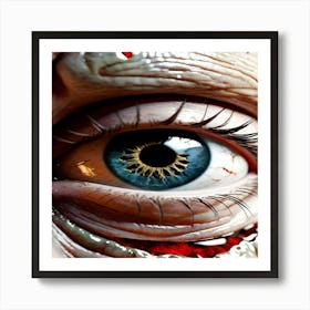 Zombie Eye Art Print